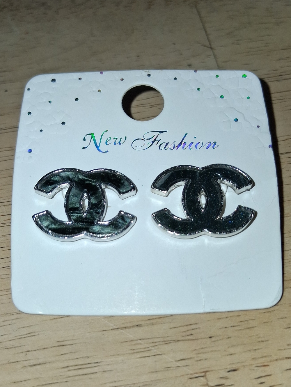Cute Interlocking C Stud Earrings